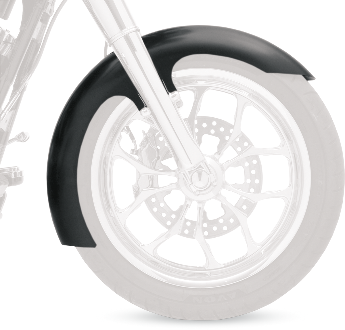 KLOCK WERKS Slicer Front Fender - Steel - 21"