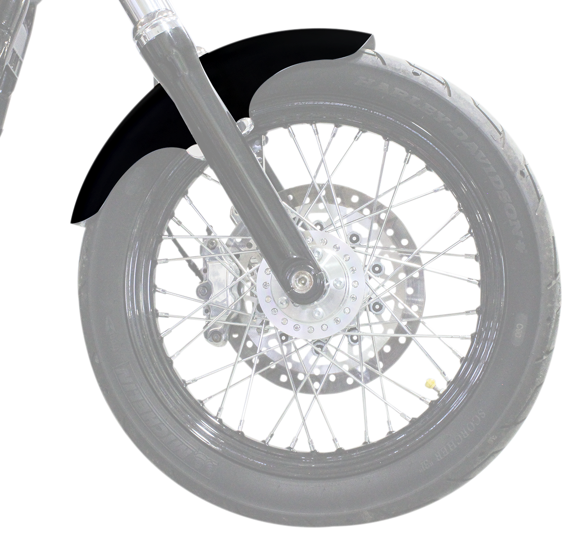 KLOCK WERKS Top Hat Front Fender Kit - w/ Satin Blocks - Steel - 19"