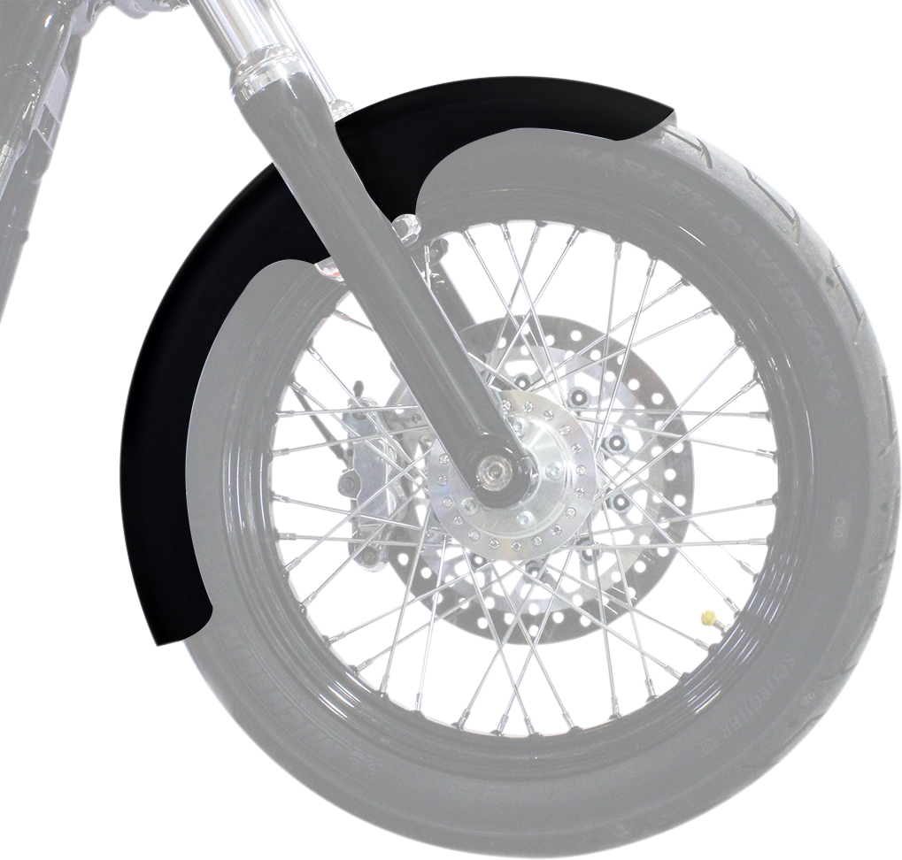 KLOCK WERKS TLF Front Fender Kit - w/ Satin Blocks - Steel - 19"