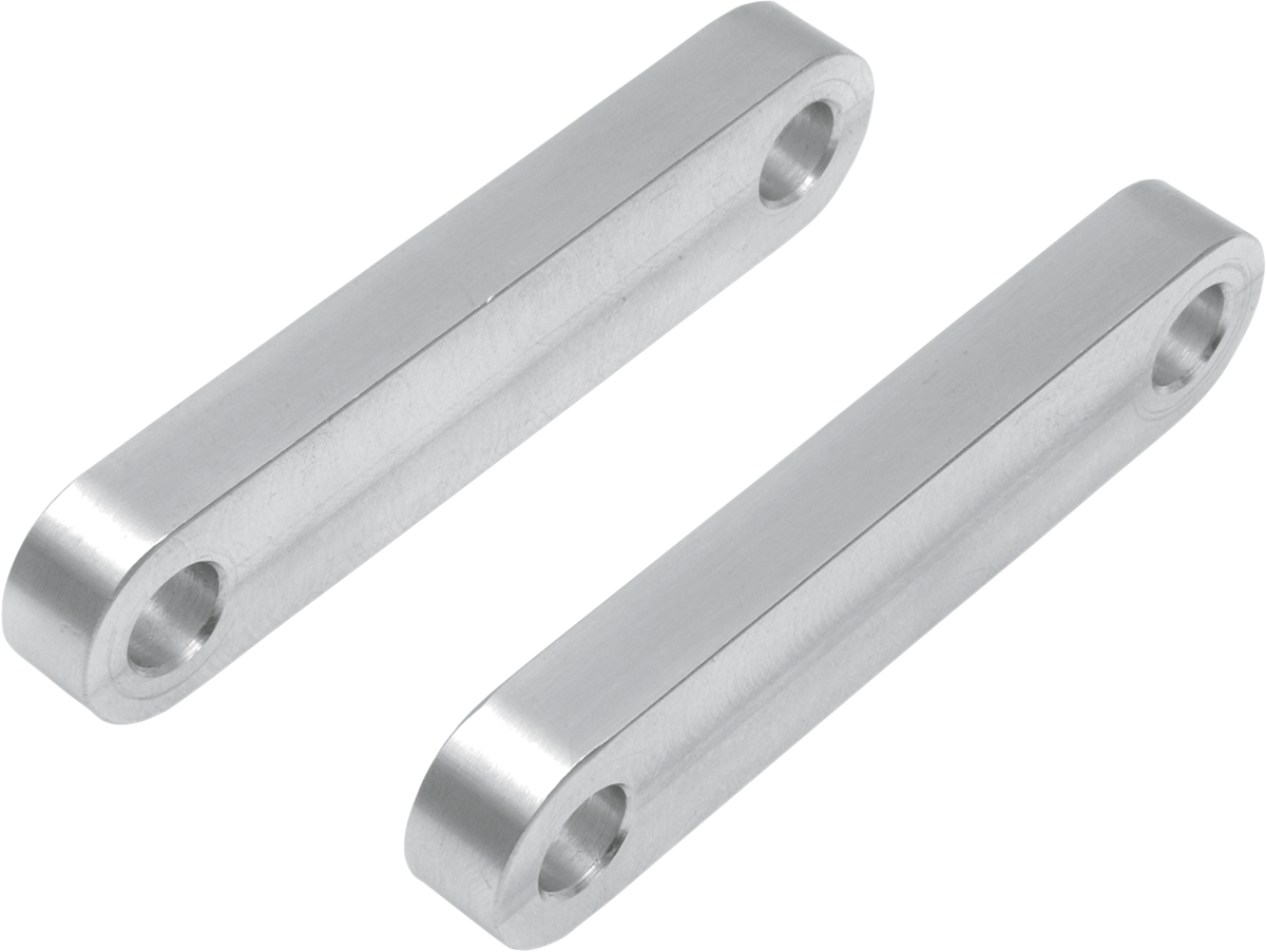 KLOCK WERKS Hugger Front Fender Mounting Blocks - For 16"/18" Wheels - Satin