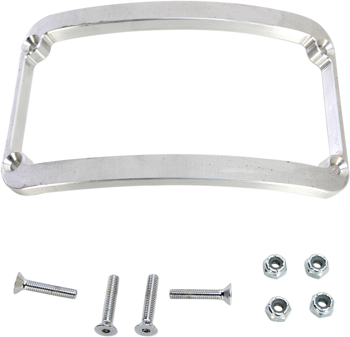 KLOCK WERKS WFB™ Benchmark Stretched Rear Fender License Plate Frame - Raw
