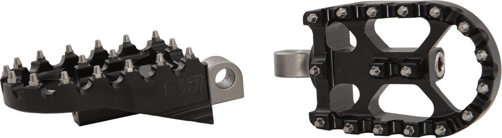 Flo Motorsports Fpeg-800BLK Moto Style Footpeg SET Black 2"X3.125" For Harley Motorcycles 1970-2019