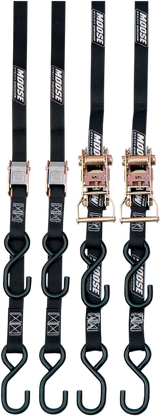 Moose Utility Tie-Down - Black - Quad Pack