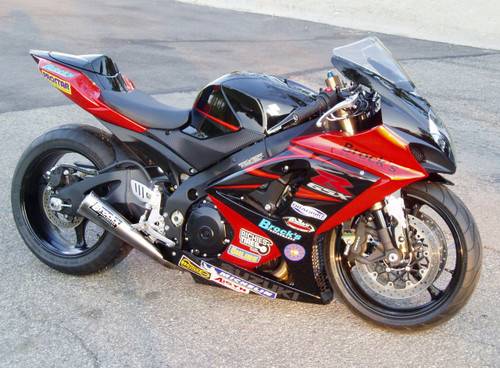 Brocks Suzuki GSXR 1000 (07-08) 14" Muffler Alien Head Full System