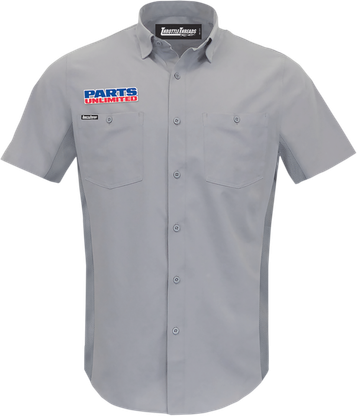 Throttle Threads Men's Parts Unlimited Performance Vented Uniform Shirt
