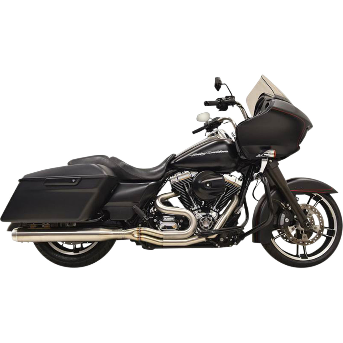 Bassani Xhaust Road Rage III 2-Into-1 Exhaust System - 1F18SS For Harley Touring 1995-2016