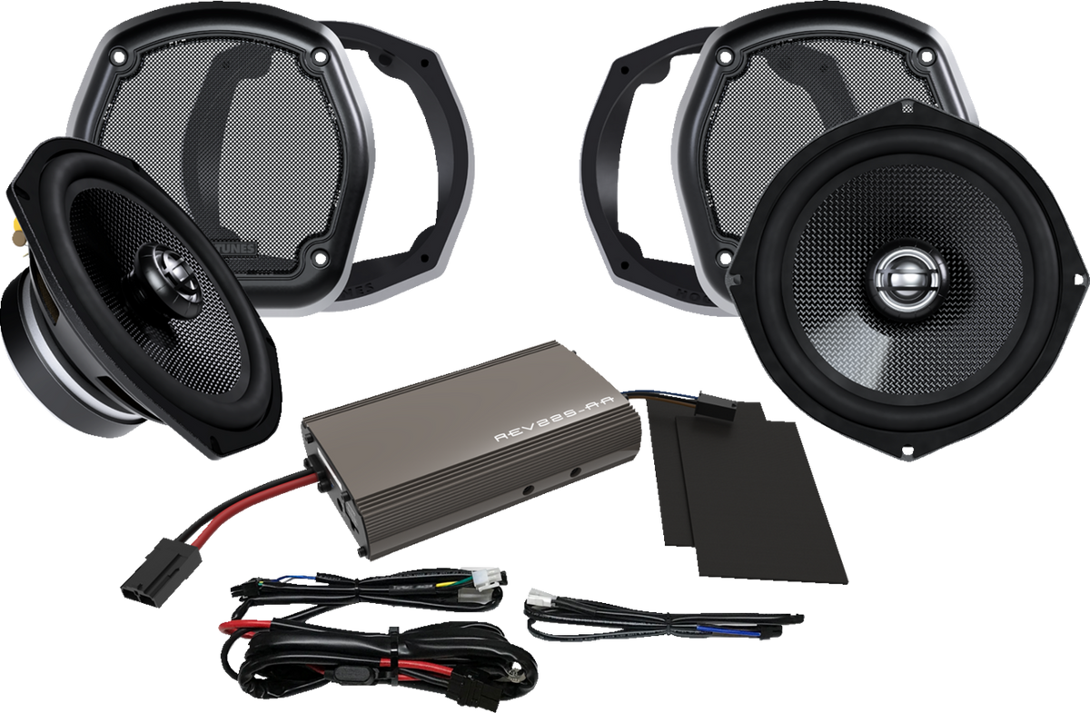 HOGTUNES Amplifier/Speaker Kit - 225 W - Lower Fairing