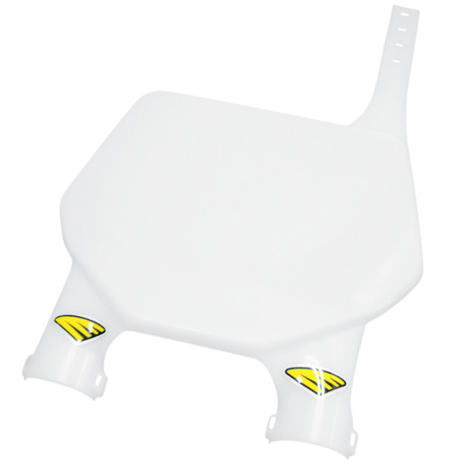 Cycra White Stadium Front Number Plate (1CYC-1200-42)