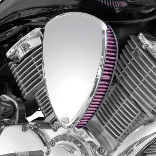 Baron Chrome Smooth Big Air Cleaner Kit (BA-2020-00)