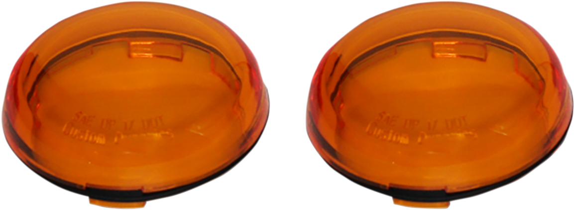 CUSTOM DYNAMICS ProBEAM Replacement Deuce-Style Turn Signal Lenses - Amber