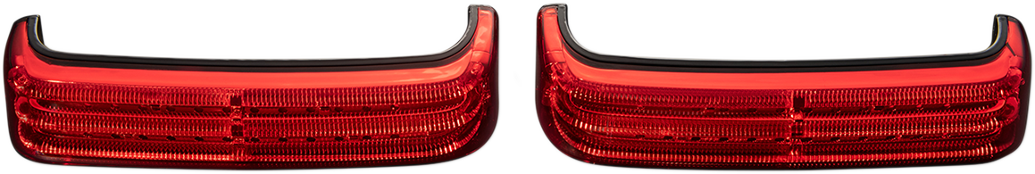 CUSTOM DYNAMICS ProBEAM BAGZ™ LED Saddle Bag Lights - Black - Red - '10-'13
