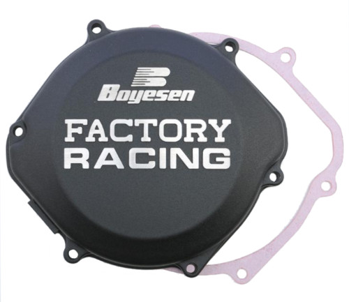 Boyesen Factory Clutch Cover - Black - Honda CR250R/CR500R 1987-2001 (CC02B)