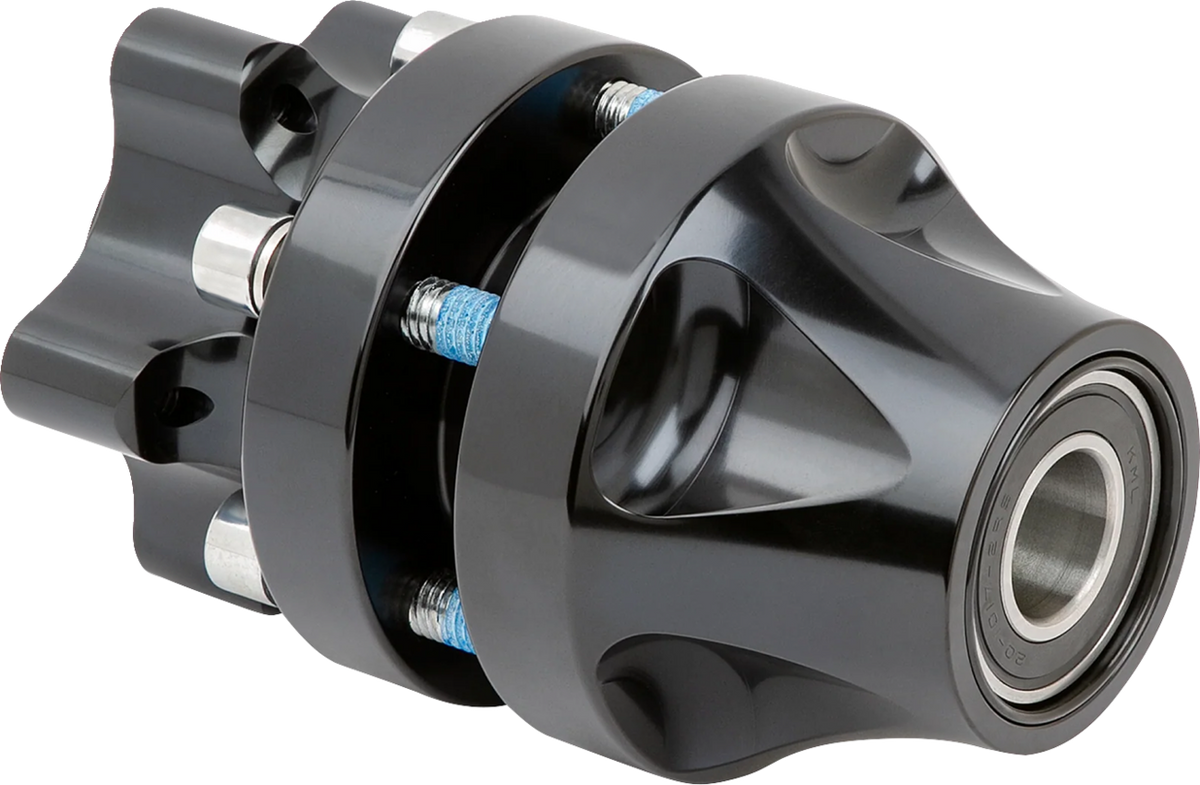 ARLEN NESS Front Single Disc Cartridge Hub Kit - Anodized Black - '18-'24 FXBB/FXST