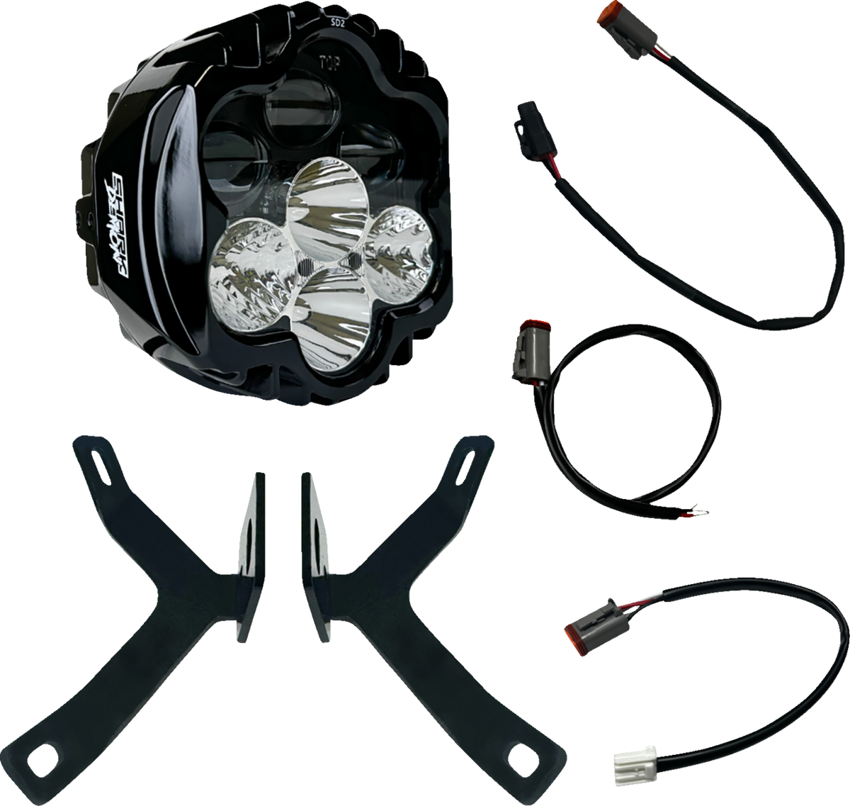 CUSTOM DYNAMICS Shark Demon LED Headlight Kit - Road Warrior Fairing