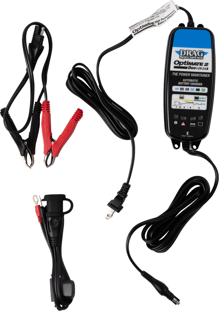 DRAG SPECIALTIES Battery Charger - Optimate 2 Duo