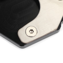 Kickstand Side Stand Extension Pad Fit for SUZUKI DRZ400S/E DRZ400SM 00-20 Black