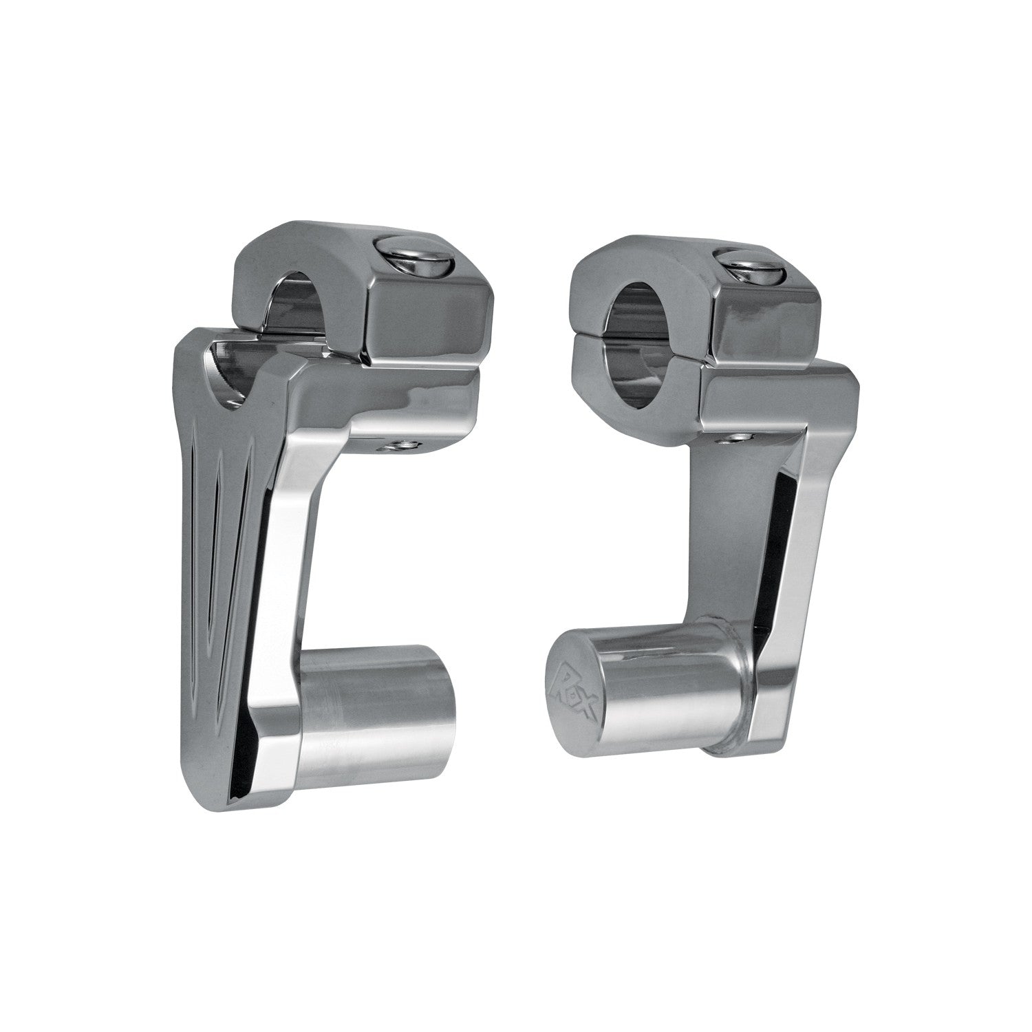 ROX PIVOTING HANDLEBAR RISER CHROME 2 RISE - 44-8460C