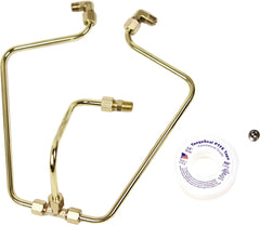 OLD STF Brass Rocker Box Split Oil Line STFB66