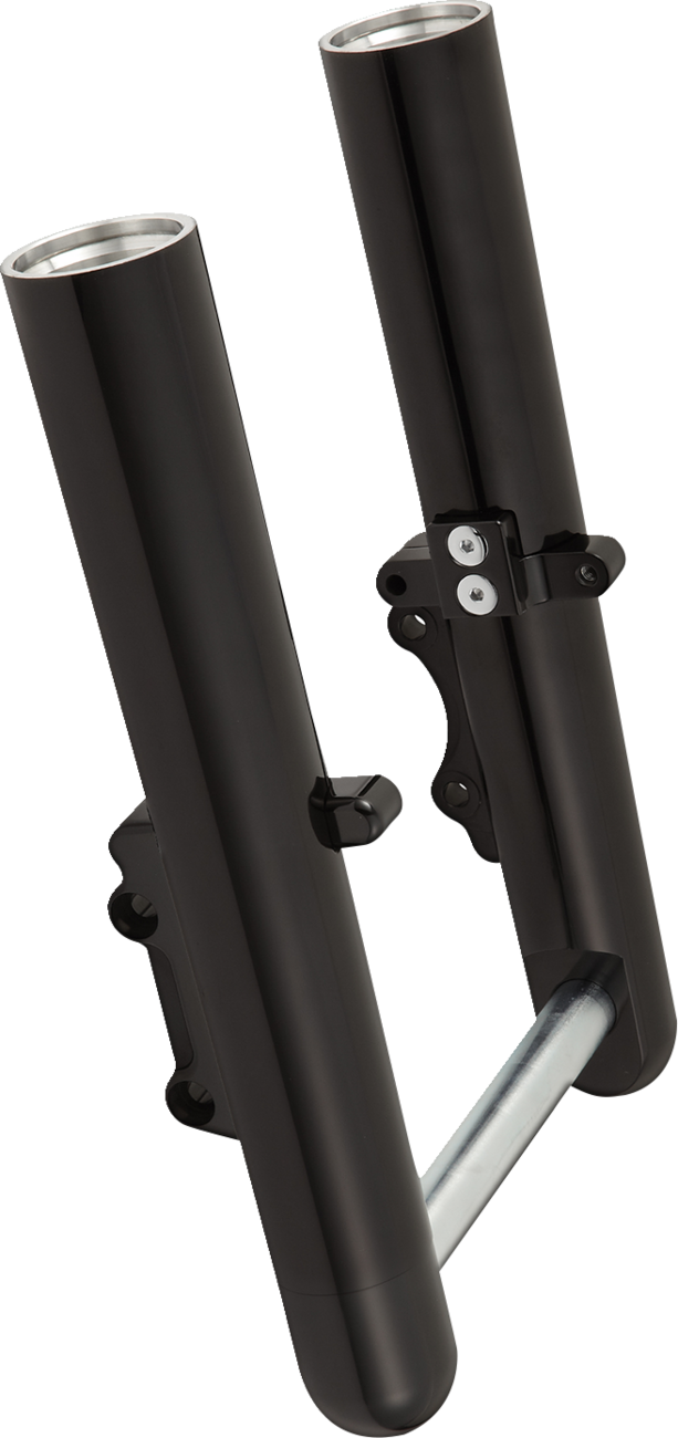 ARLEN NESS Dual Disc Hot Legs Fork Legs - Black Anodized - Smooth - FLH/FLT '24-'25