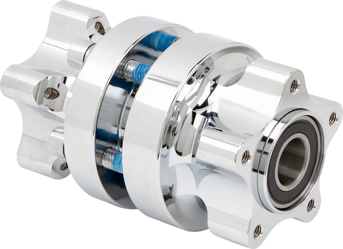 ARLEN NESS Front Dual Disc Cartridge Hub Kit - Chrome - '20-'25 FXLR