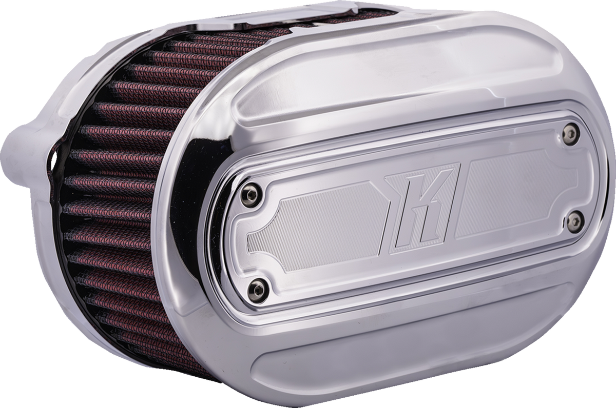 KODLIN USA Oval Air Cleaner Kit - Chrome - Touring