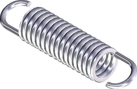 KFI Products Manual Lift - Spring - Silver