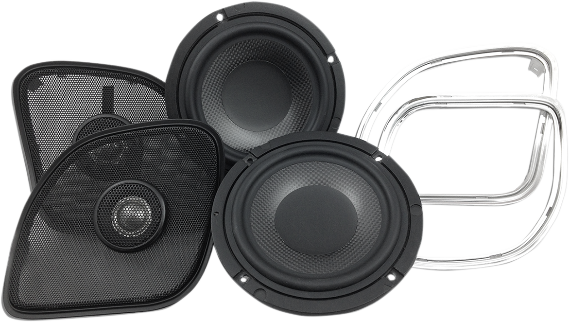 WILD BOAR AUDIO 6.5" Speakers - Front - 4 Ohm - 200 W - Road Glide '15-'25