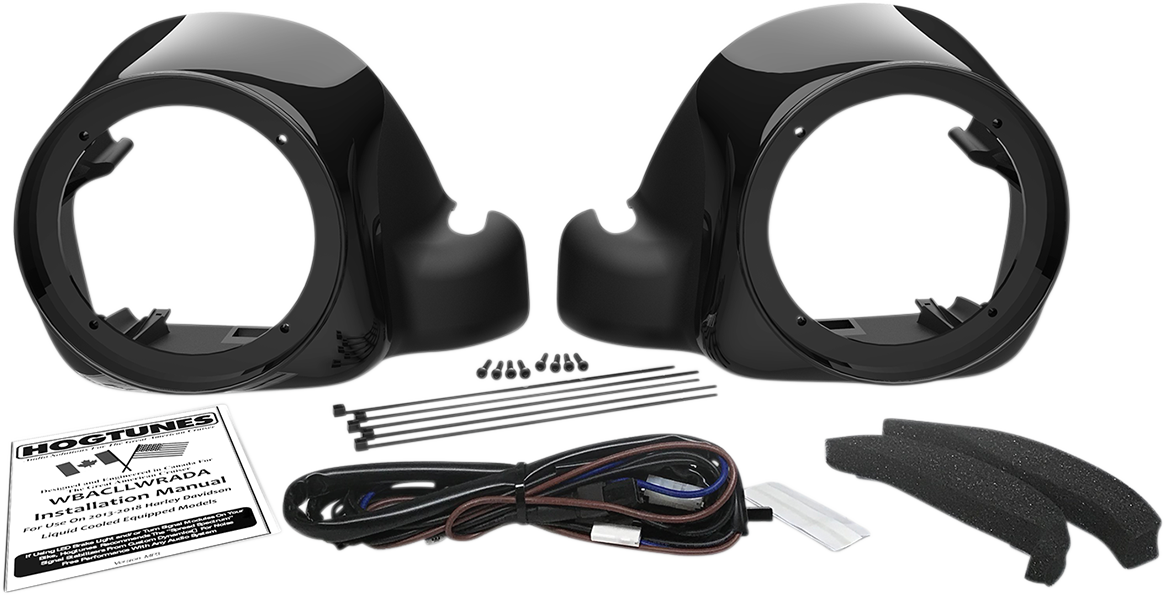 WILD BOAR AUDIO 6-1/2" Lower Speaker Adaptor Kit - Liquid Cooled - Touring '14-'25