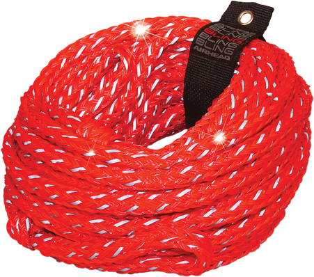 Airhead Sports Group Bling Reflective 4-Rider Tube Tow Rope