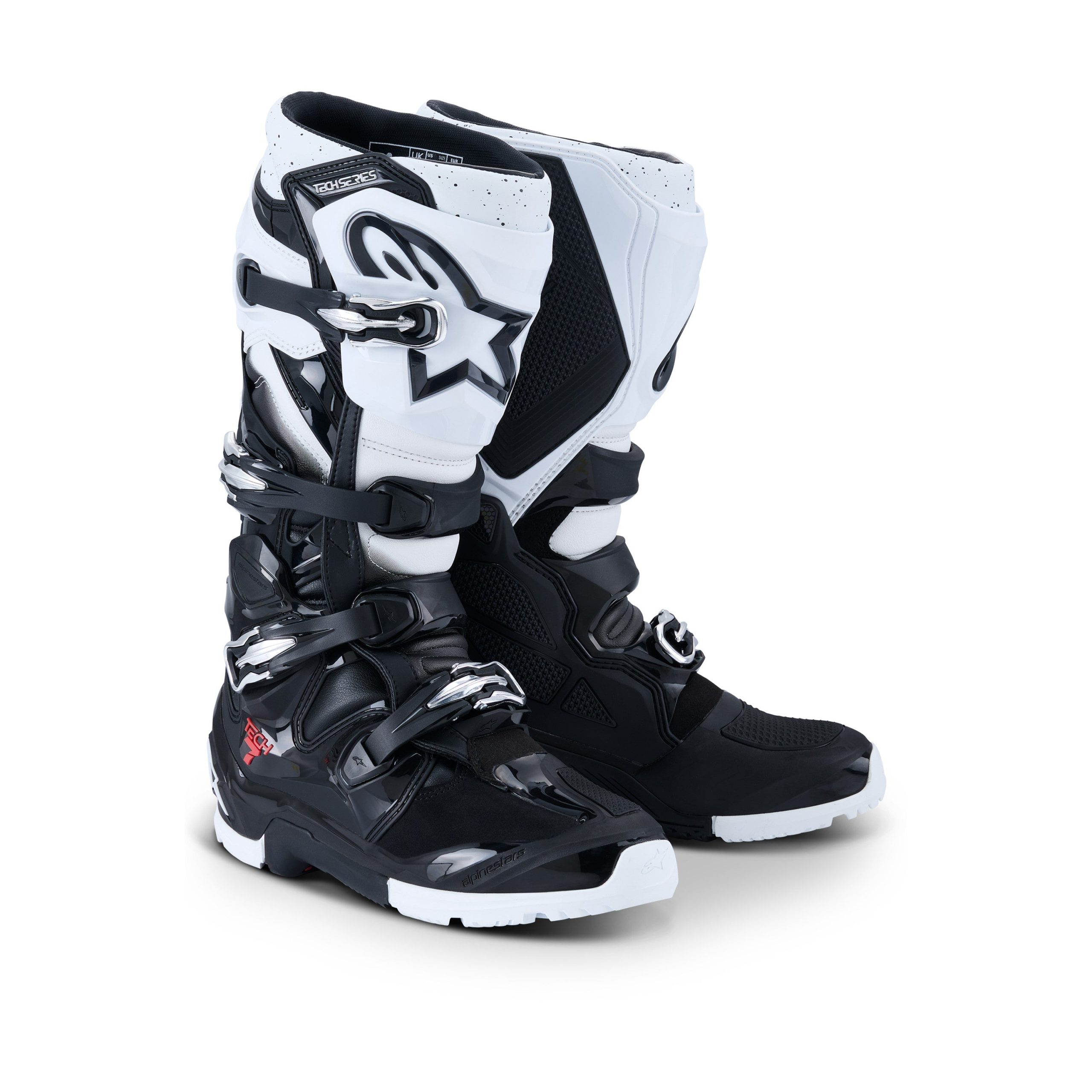 ALPINESTARS TECH 7 ENDURO BLACK/WHITE 10 - 482-0016410