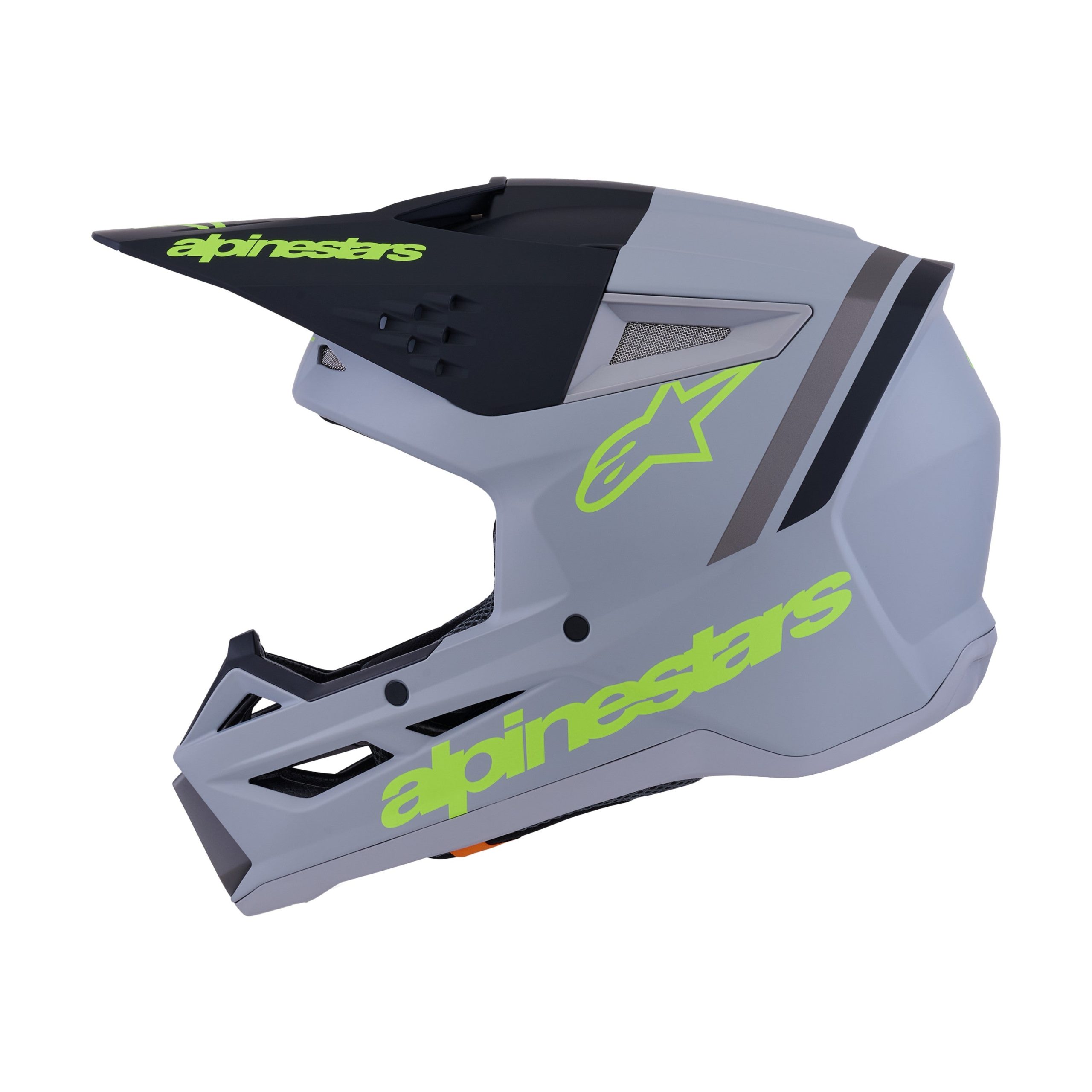 ALPINESTARS SM3 RADIUM HELMET GRY/BLK/YLW FLUO MATT