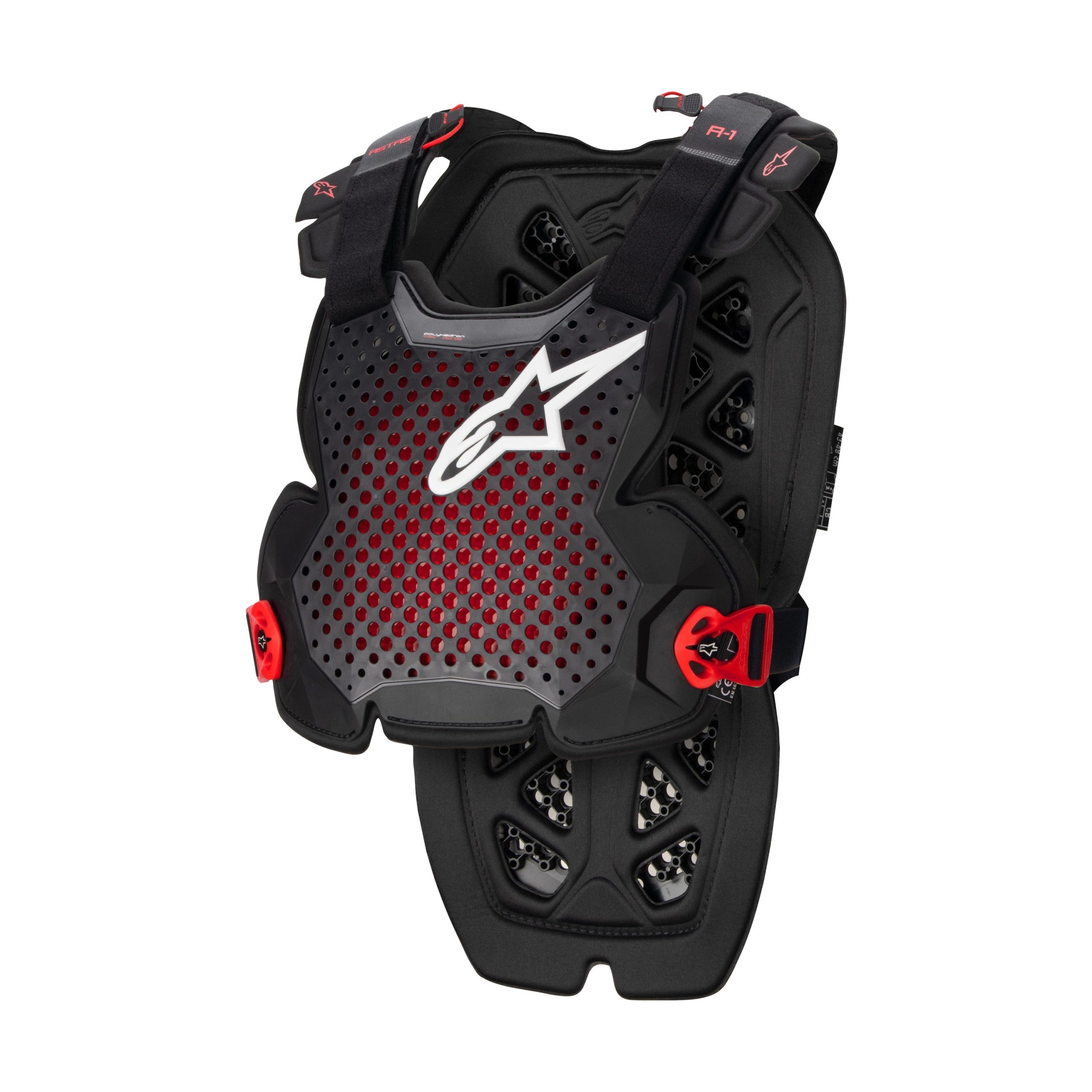 ALPINESTARS A-1 CHEST PROTECTOR ANTHRACITE/BLACK/REDMD/LG - 482-62010