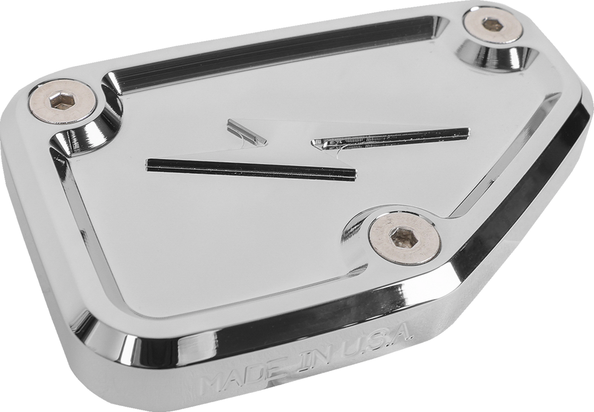 THRASHIN SUPPLY CO. Master Cylinder Cover - Brake - Front - Chrome - Touring '23-'25