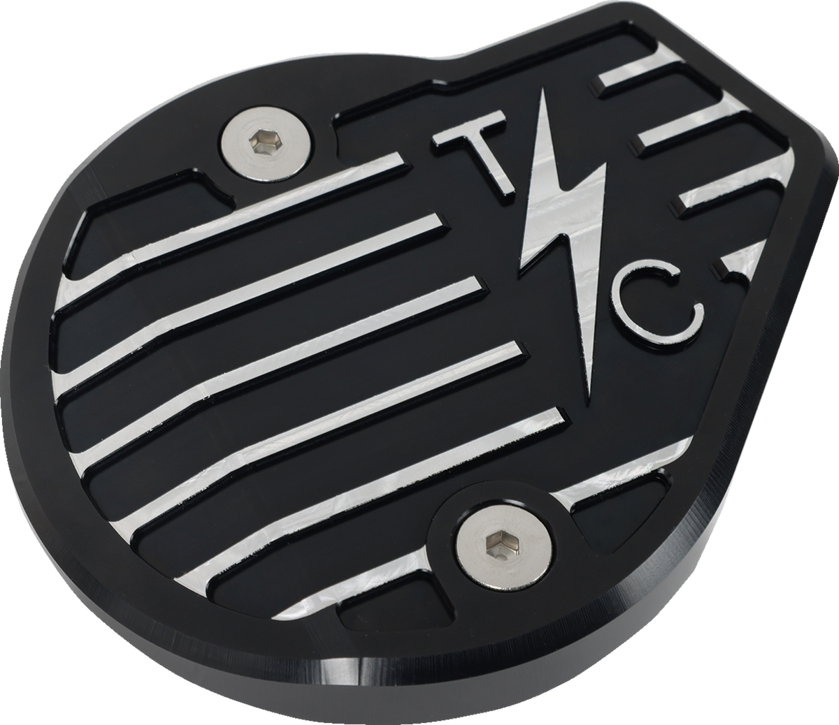 THRASHIN SUPPLY CO. Cam Cover - Gen 2 - Finned - Twice Cut - Black - M8 '23-'25