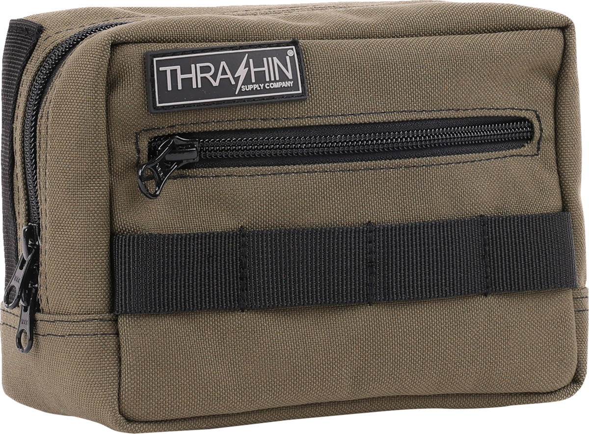 THRASHIN SUPPLY CO. Handlebar Bag - Green