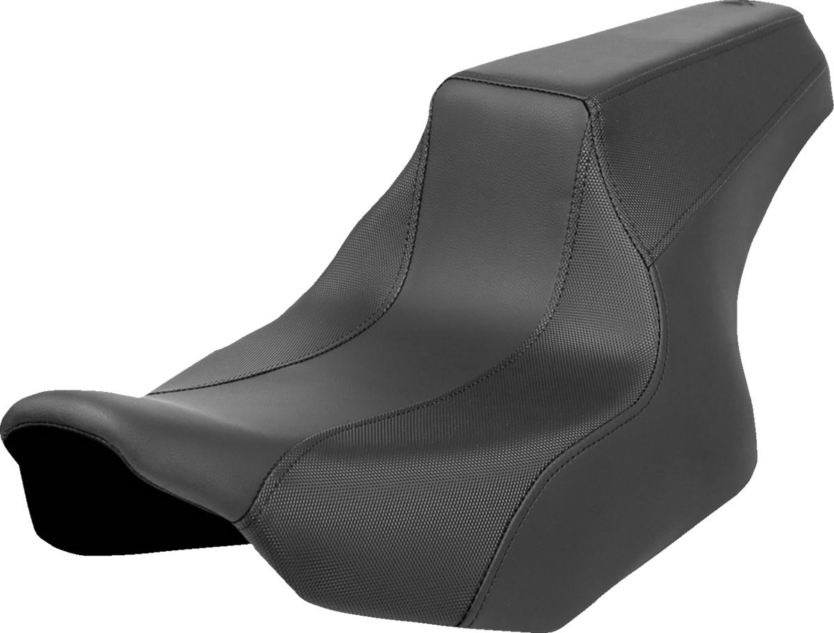 SADDLEMEN FXR Division Signature Series Seat - Black w/ Perforated Inserts - Touring '23.5-UP