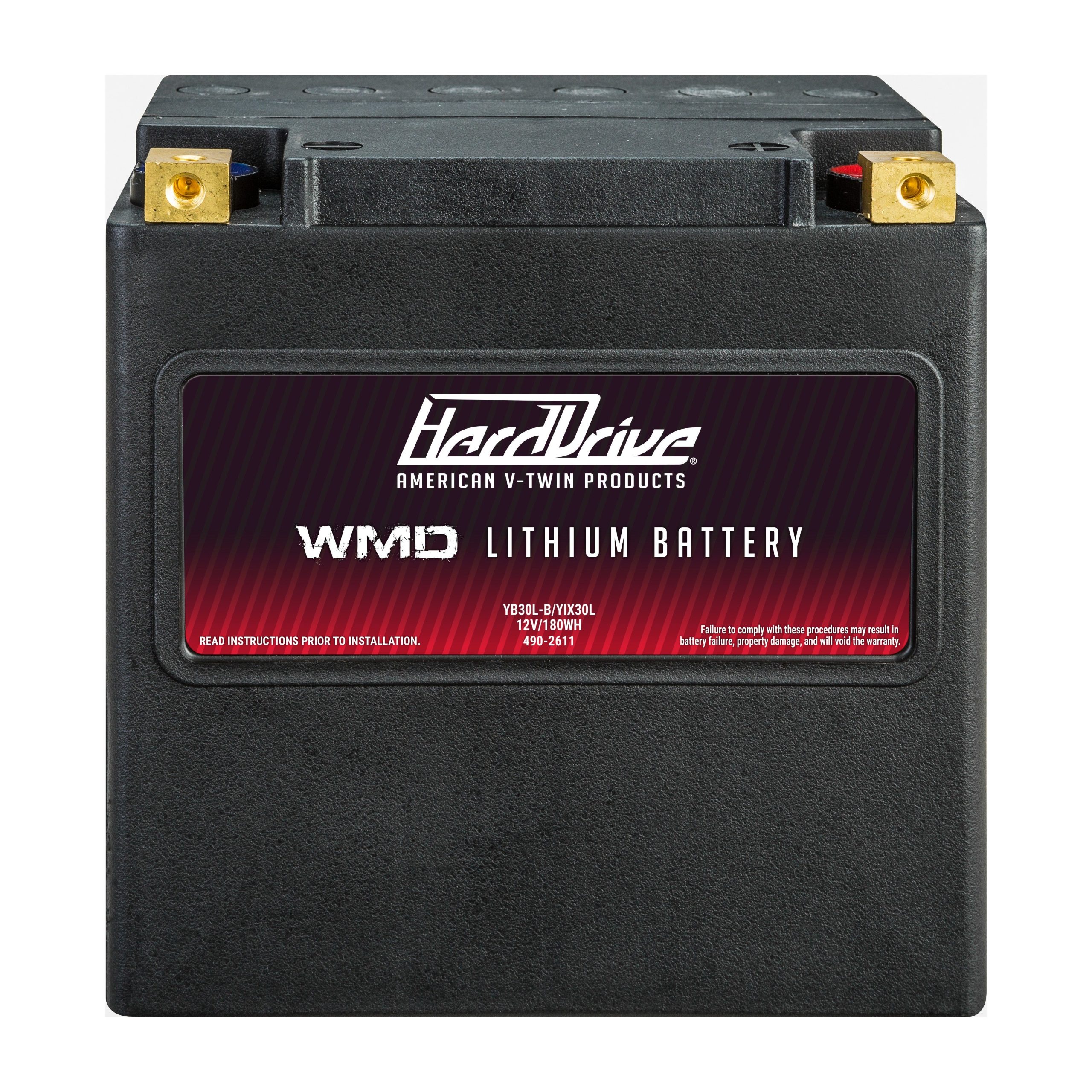 HARDDRIVE WMD LITHIUM BATTERY 675 CCA HJVT-2-FPP 12V/180WH - 490-2611