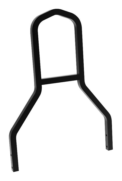 Harley Davidson Dyna FXDF '10-Present Mini Lowboy 9.88"w Black Sissy Bar