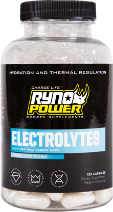 Ryno Power Electrolytes Supplement - Capsules - 100 Count Bottle