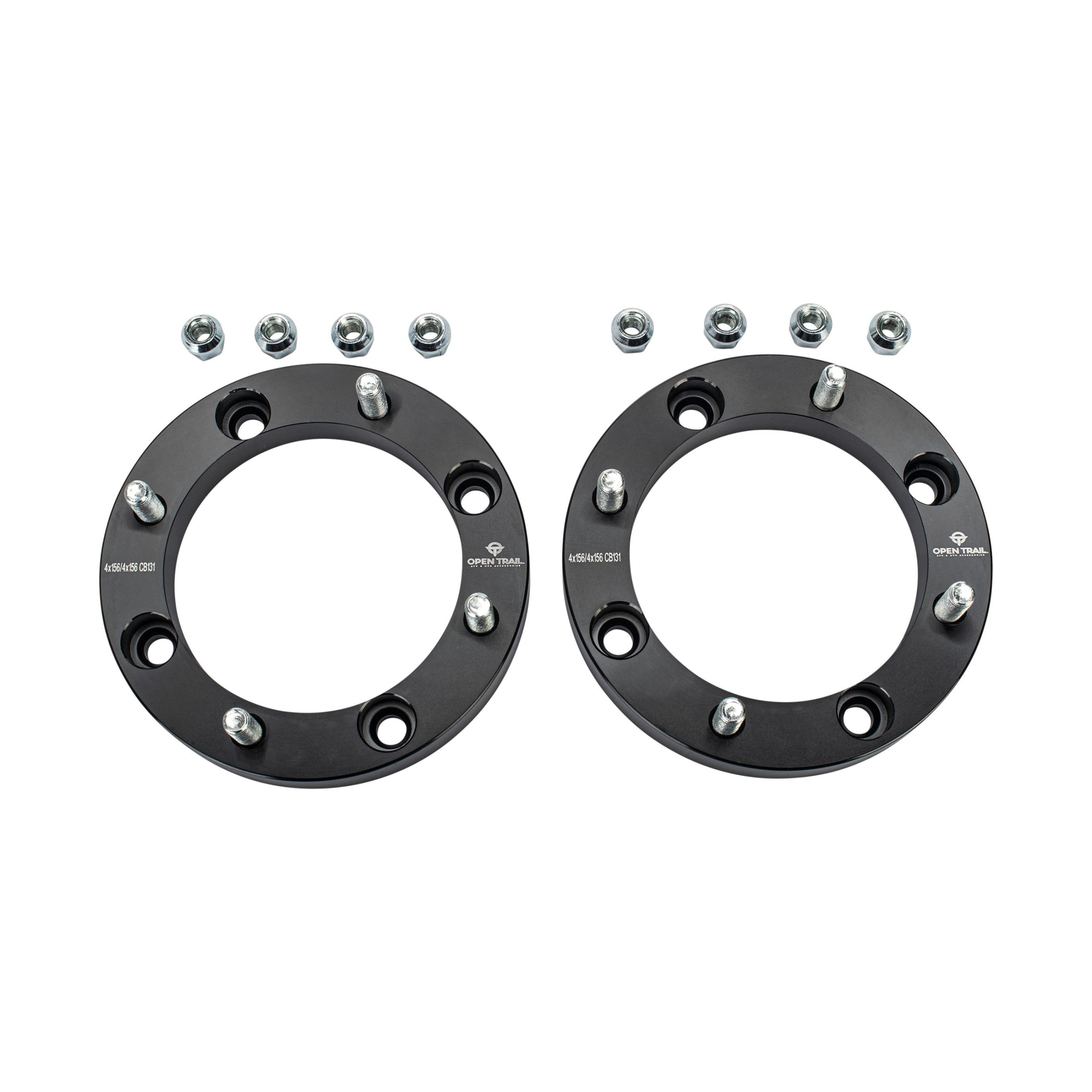 OPEN TRAIL WHEEL SPACER ADAPTER 1" 4/156 3/8" TO 4/156 12MM X 1.5 - 532-0131
