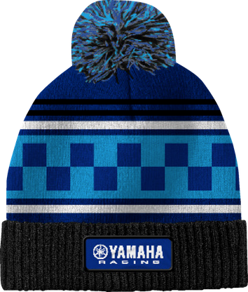 Yamaha Apparel Men's Yamaha Racing Pom Beanie