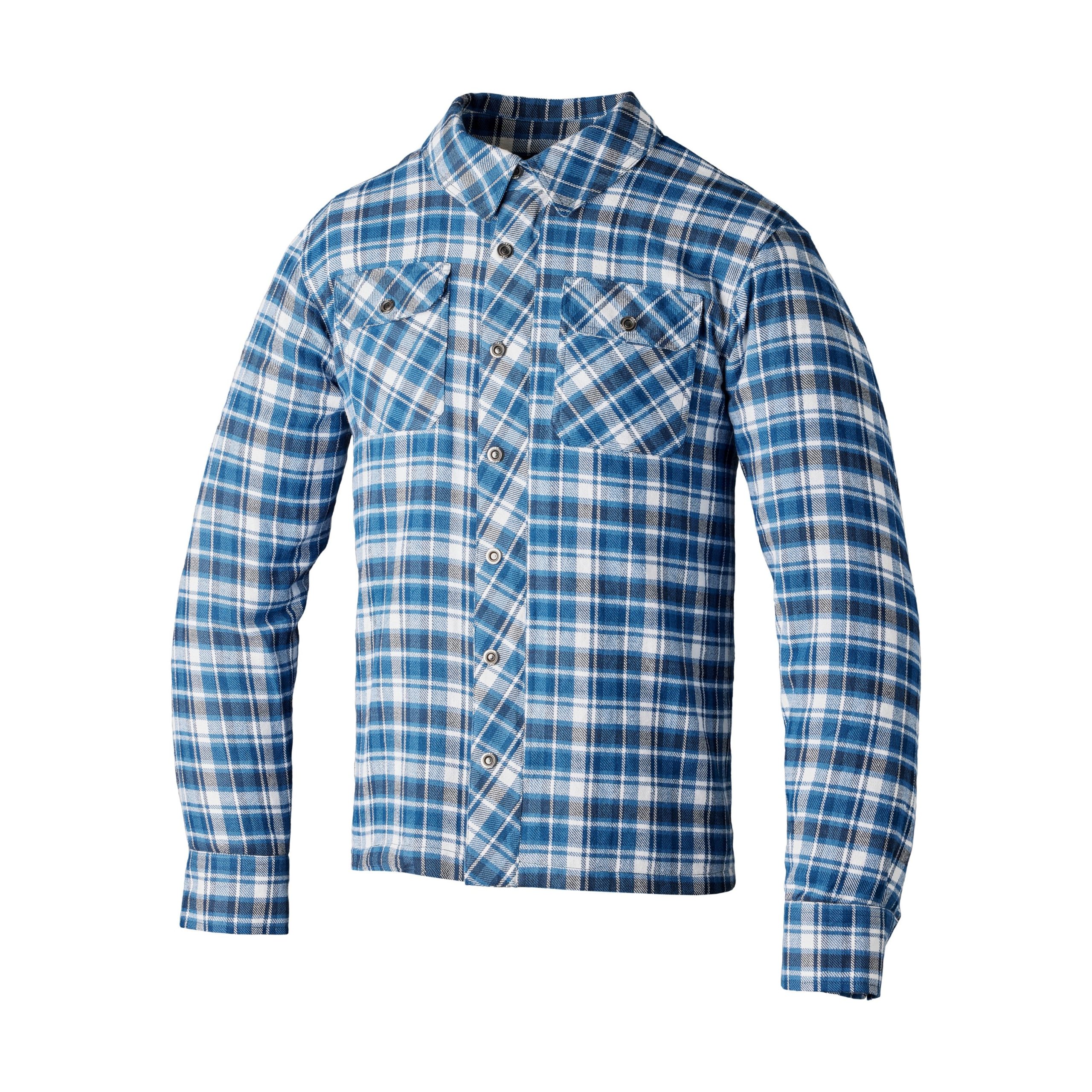 RST LUMBERJACK CE SHIRT BLUE/GREY CHECK LG - 556-2115444