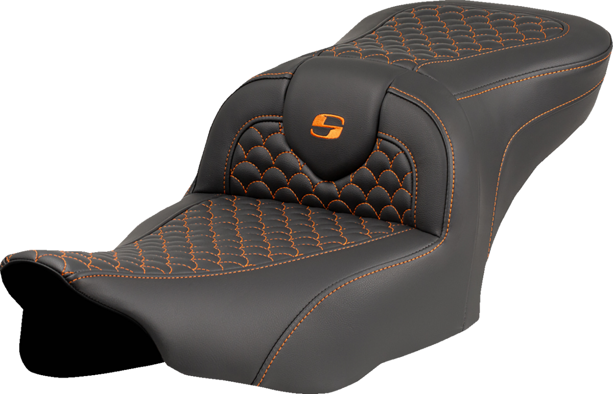 SADDLEMEN RoadSofa™ Seat - Dragon Scale - w/o Backrest - Touring '23.5-UP