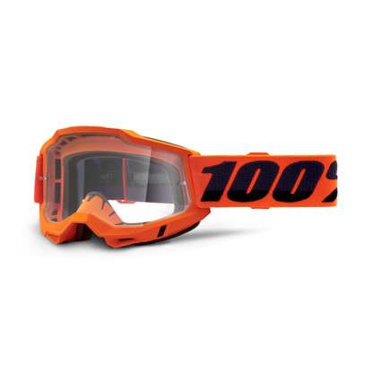 100% Neon Orange Accuri 2 Goggles