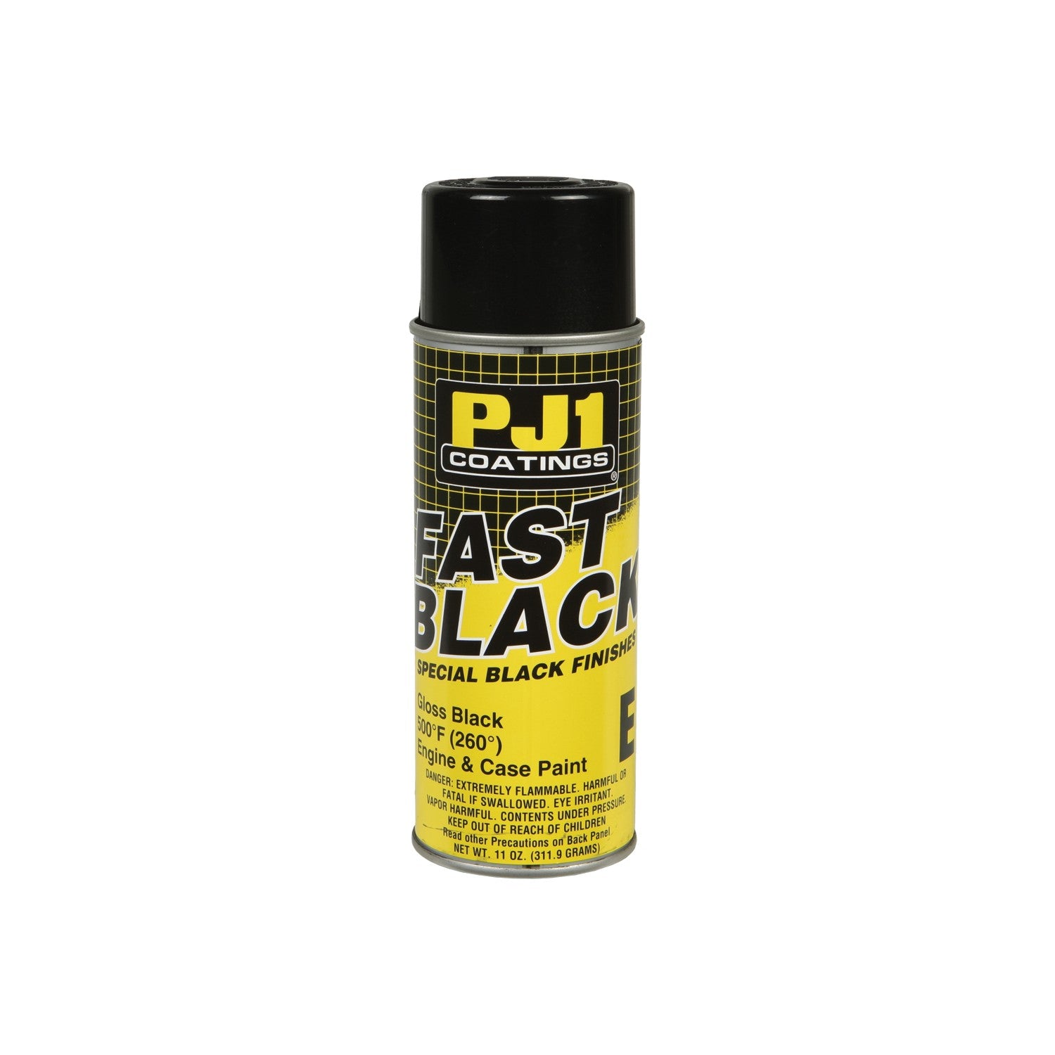 PJ1 FAST BLACK ENGINE PAINT GLOSS BLACK 11OZ - 57-0160