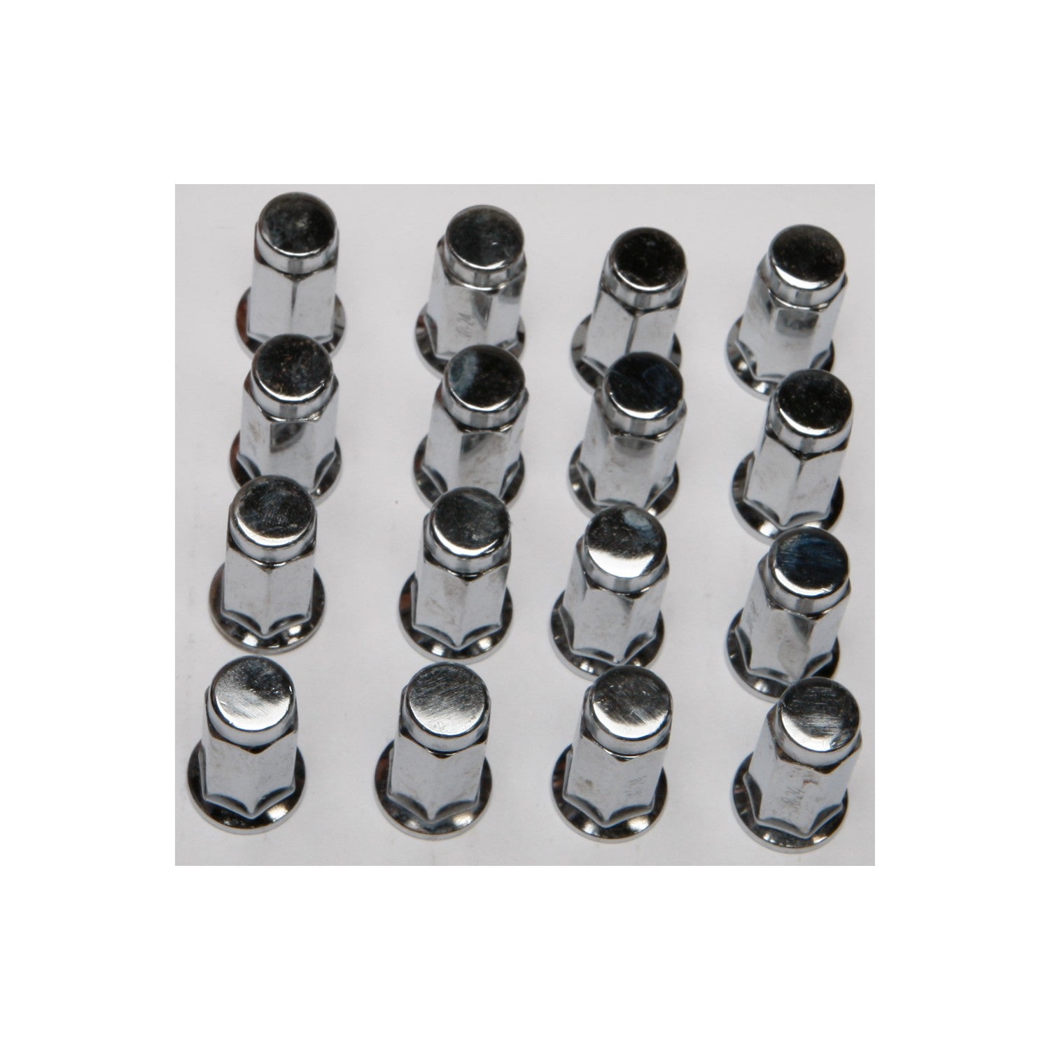 ITP 16/PK 3/8"-24 FLAT BASE CHROME LUG NUTS - 57-94137