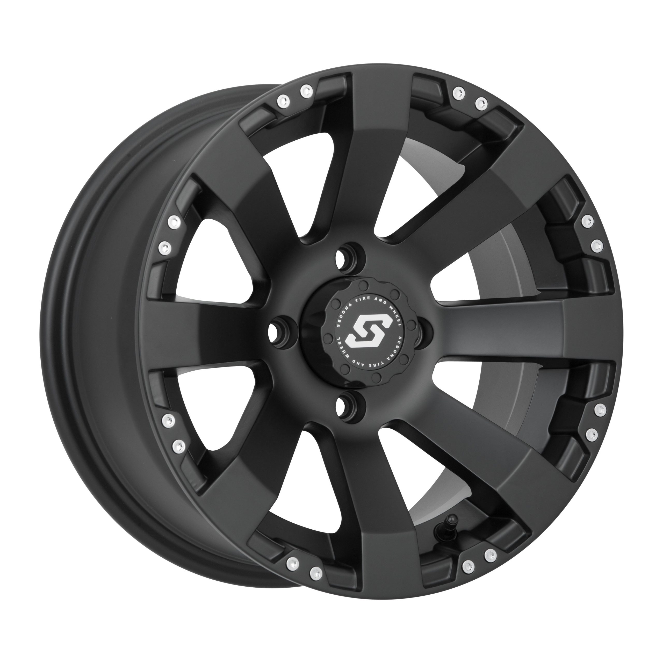SEDONA SPYDER WHEEL 14X7 4/156 4+3 (+5MM) BLACK - 570-1153