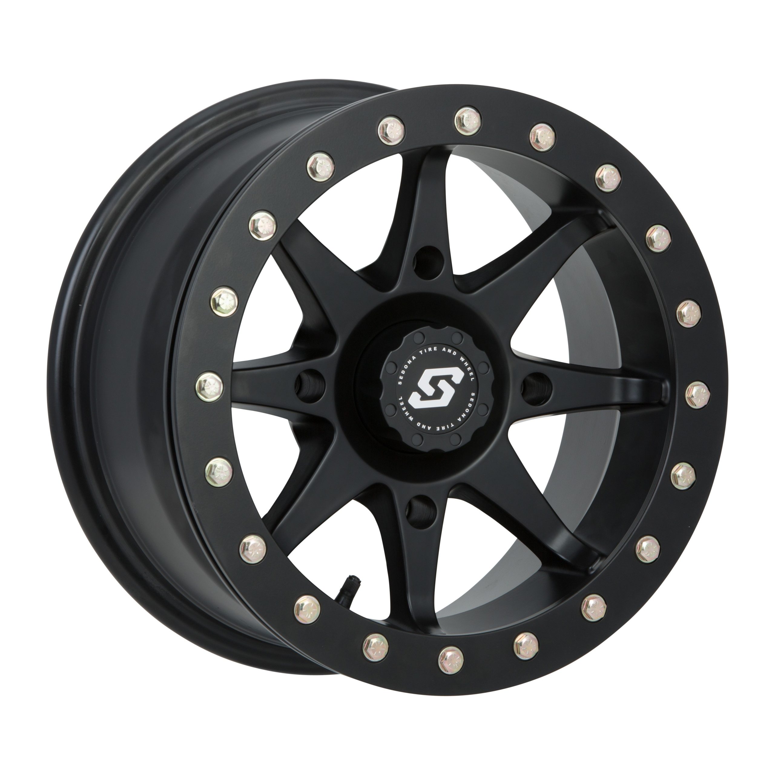 SEDONA STORM BDLK WHEEL 14X7 4/156 4+3 (+5MM) BLACK - 570-1179
