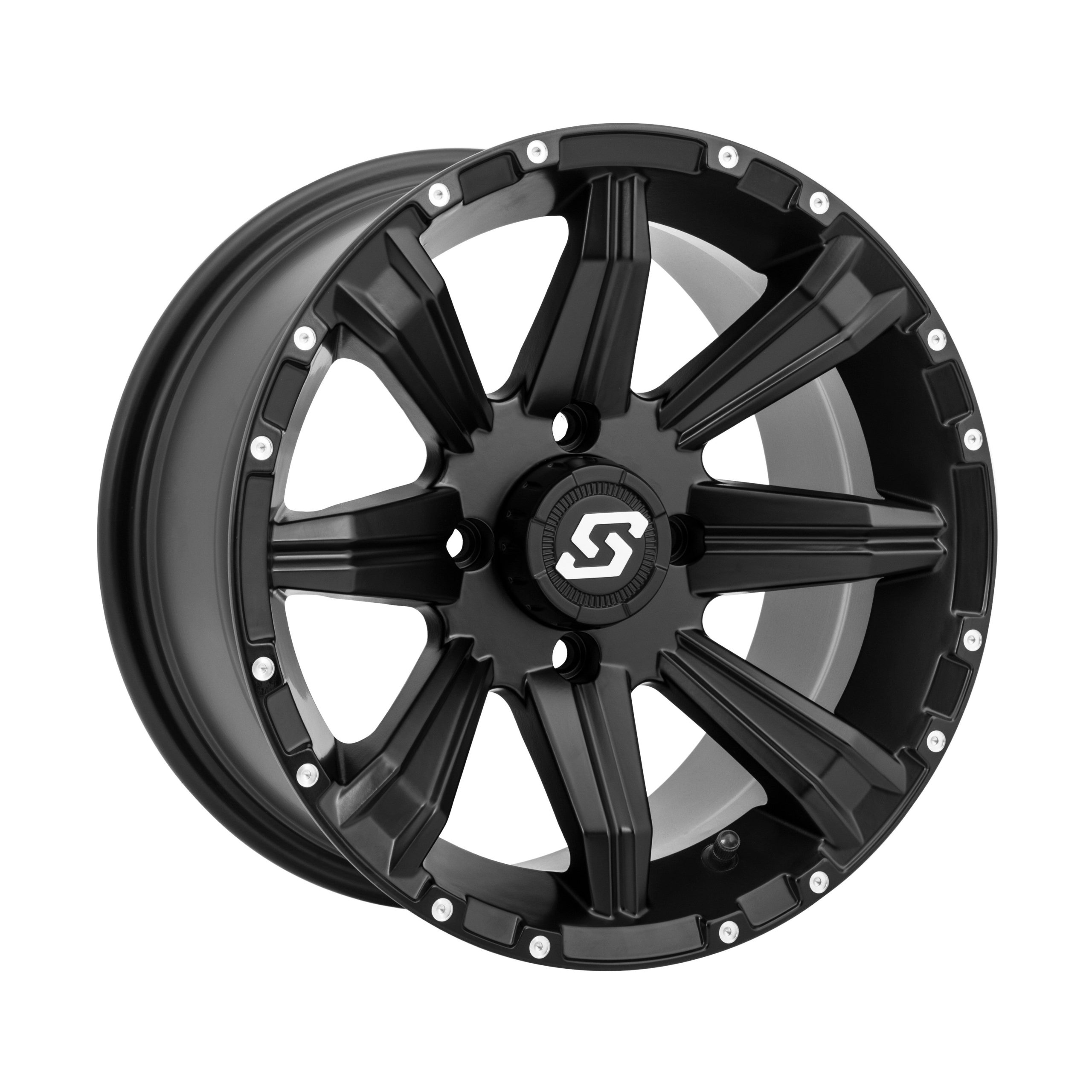 SEDONA SPARX WHEEL 14X7 4/156 4+3 (+5MM) BLACK - 570-1303
