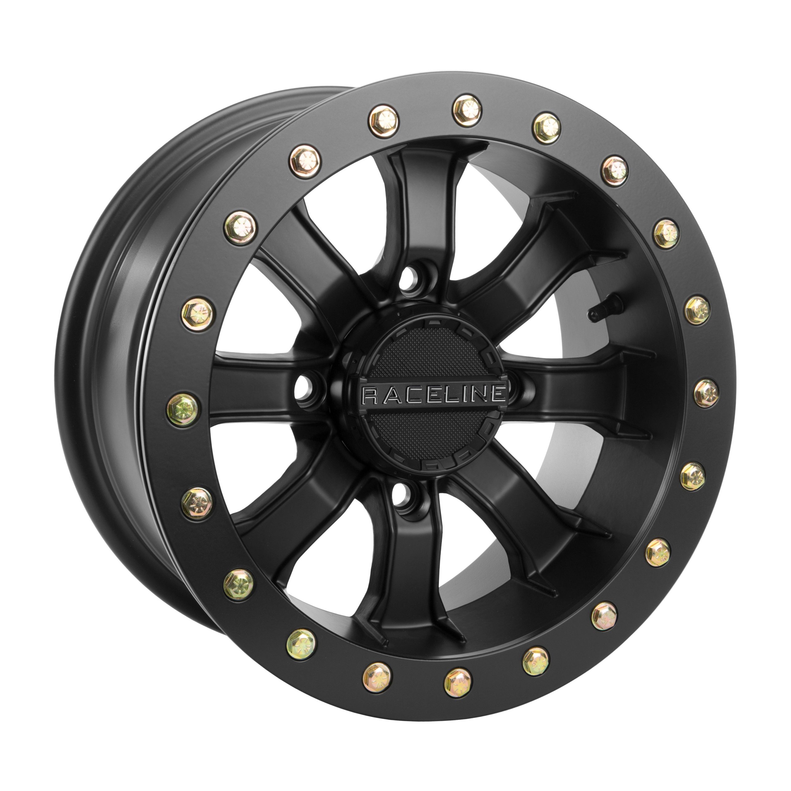 RACELINE MAMBA BDLK WHEEL 14X7 4/156 6+1 (+30MM) BLACKOUT - 570-1557